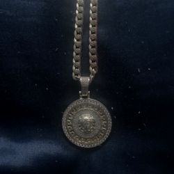 Gold Versace Pendant