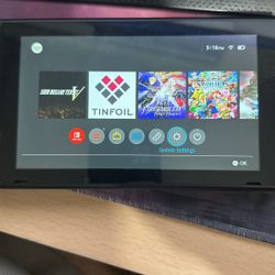 Nintendo switch No Dock. Unpatched Serial Number