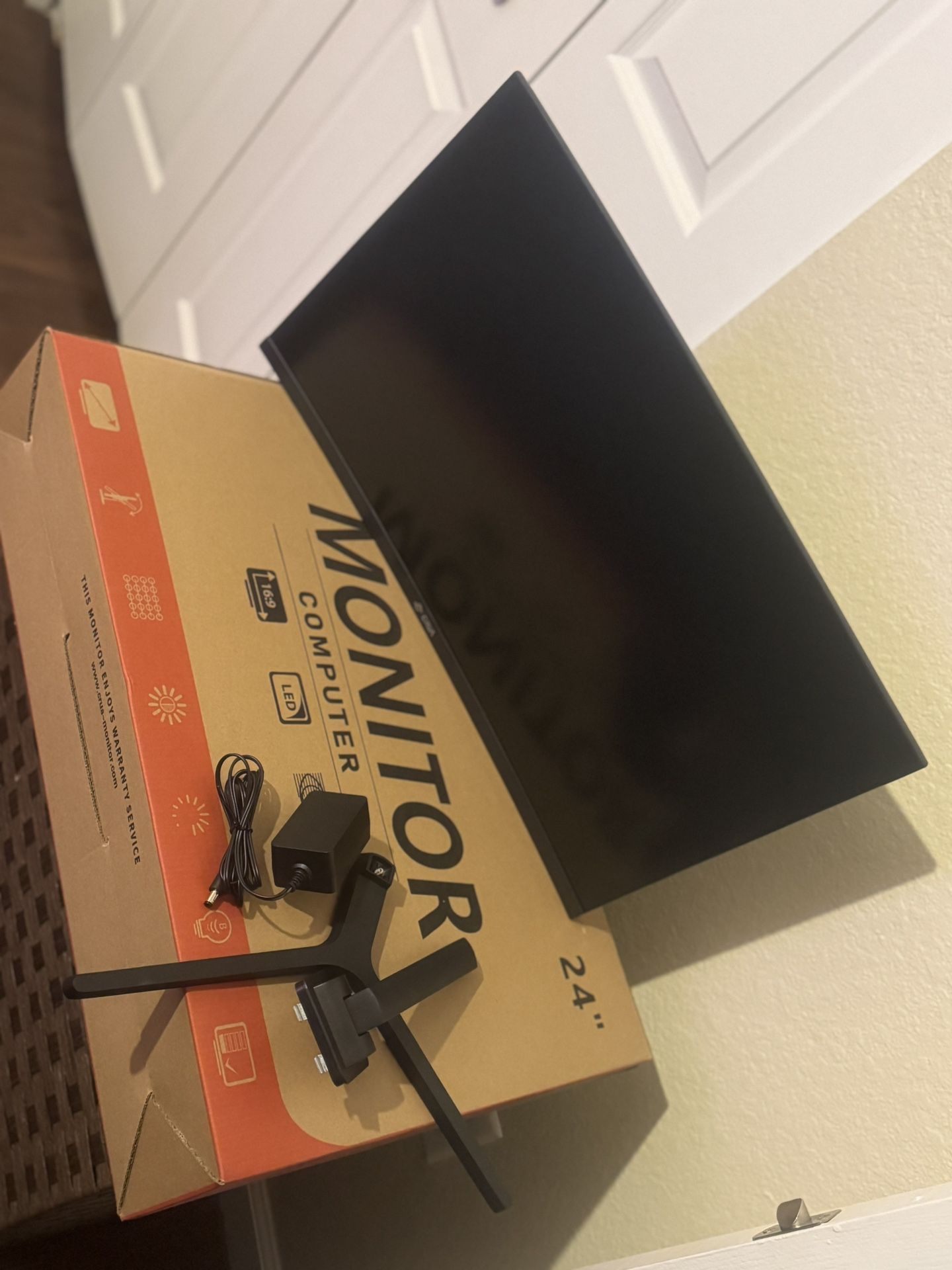 CRUA 24" 165Hz/180Hz Curved Gaming Monitor,FHD 1080P