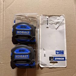 Kobalt Compact 2-Pack 25-ft Tape Measure – New