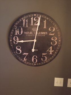 Hotel California clock one of a kind antique!