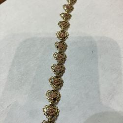 10k Gold Bracelet #109375-1 MJ