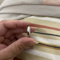 Real 925 Sterling Silver Wedding Band Size 9