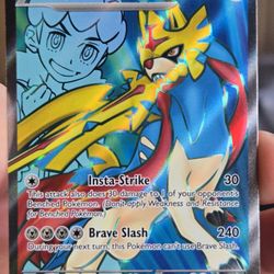 Hops Zacian Ex Pokémon Card