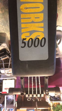 5000 Total bodyworks, Door Pull up, Bike Rack