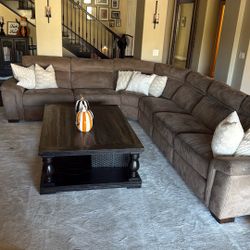 Macys Microfiber Sectional $Price Reduced$