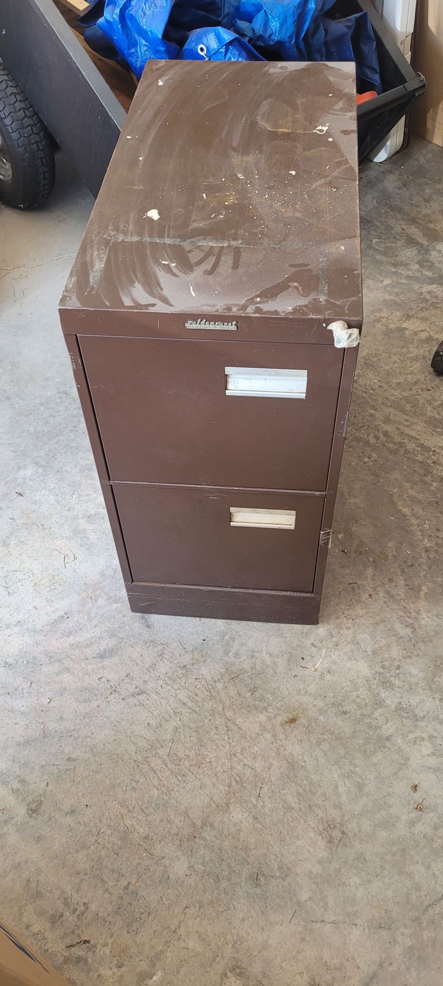 Metal 2 Drawer Filing Cabinet