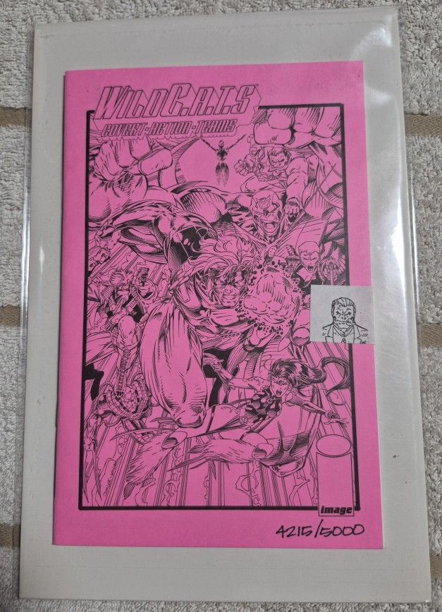 WILDC.A.T.S #1 PINK ASHCAN LTD IMAGE COMICS NM #4215/5000