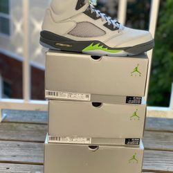 BRAND JORDAN 5 “GREEN BEAN” FOR SALE!!! MEN SIZES 12 & 13 $240