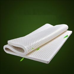 5007: 1" Extra-Firm Natural Latex Organic Breathable and Comfortable, Durable and Not Easy to Collapse, Mattress Topper, Natural Latex, Twin