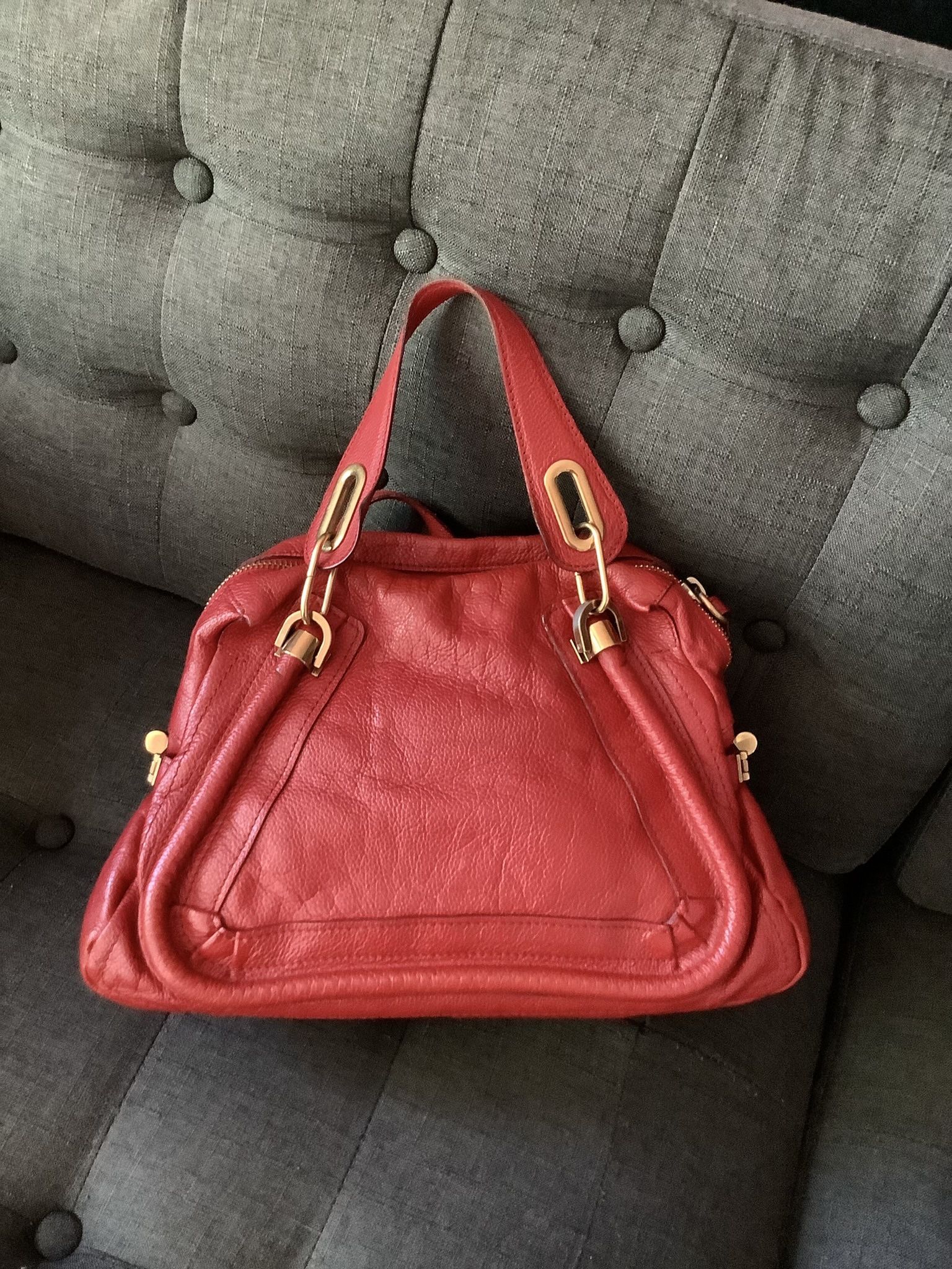 Authentic CHLOE PARATY leather Bag🌹🌹🌹