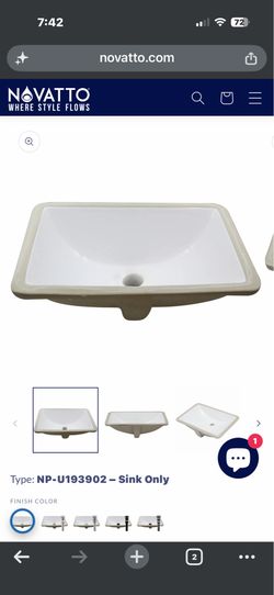 Novatto sink