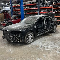 2011 Audi A6 S-Line Parts Set Seats Door Panels Black Leather Interior $900