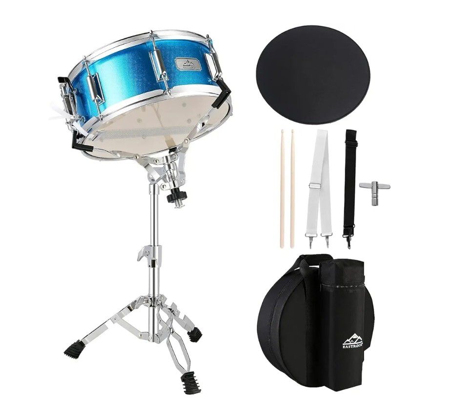 EASTROCK Snare Drum Set 14X5.5inch for Students