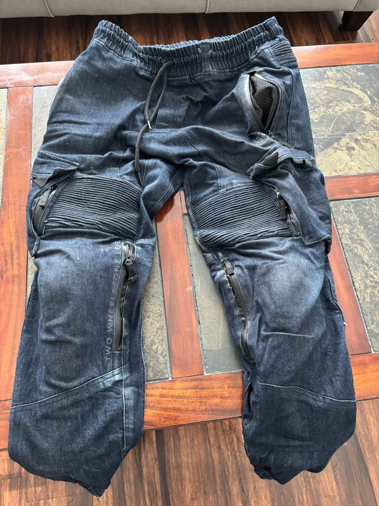 Riderich Armoured Denim Cargo Joggers