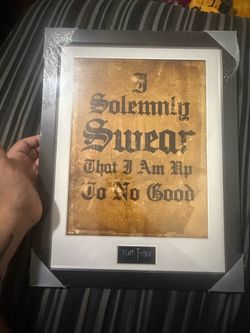 Harry Potter Quadretto Con Cornice Framed Print I Solemnly Swear 13.5x17.5inch