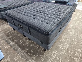 SAVE 55% | Beautyrest Black Label Series 3 - King Pillow Top Firm Mattress | Brand New