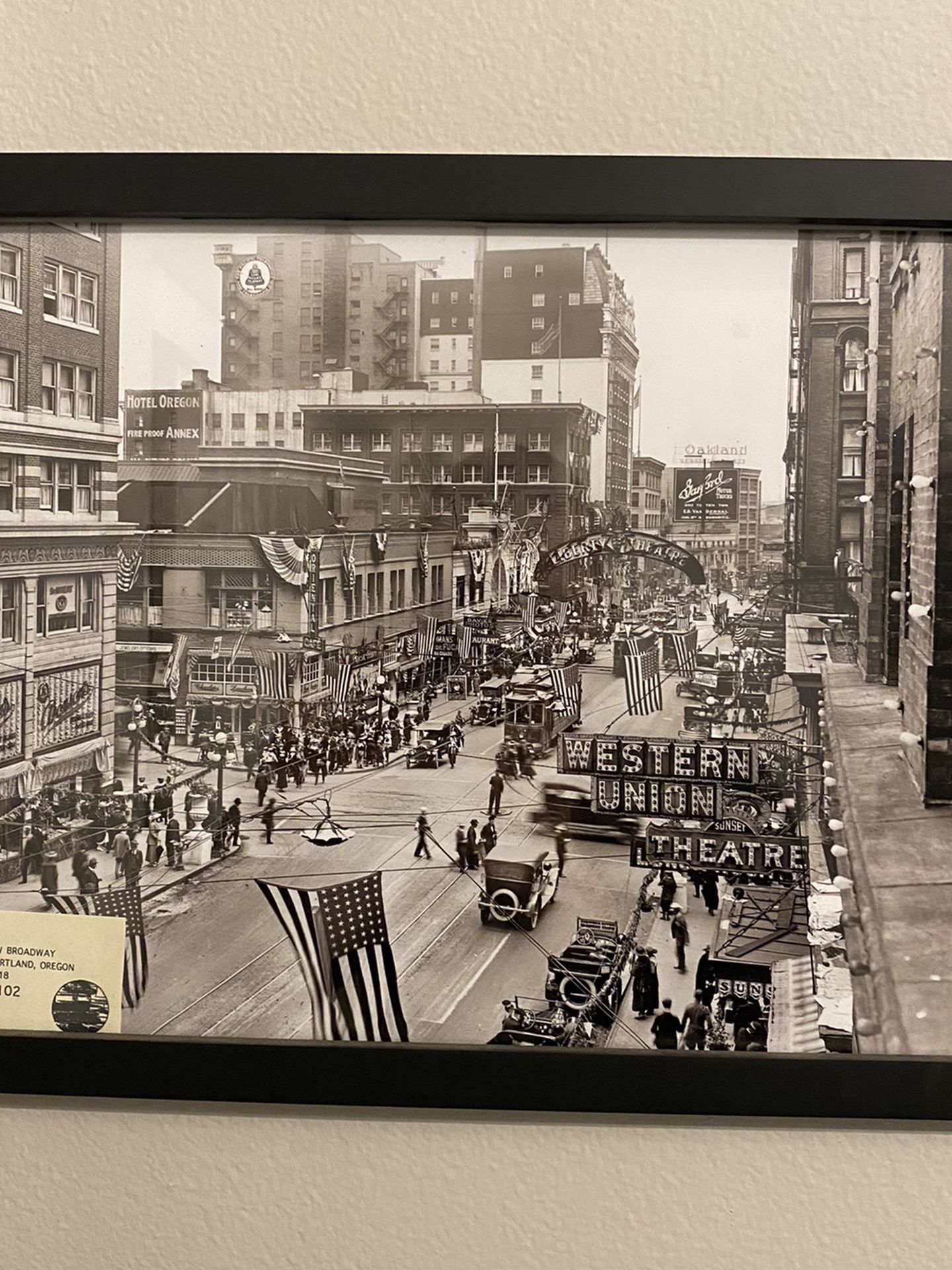 Historical Photo Of Downtown Portland
