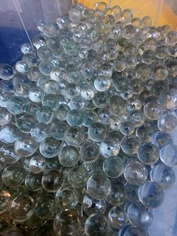 Clear Decorative Glass Beads – 12 lb Lot