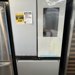 Samsung Bespoke White Family Hub Fridge French Door New Open Box
