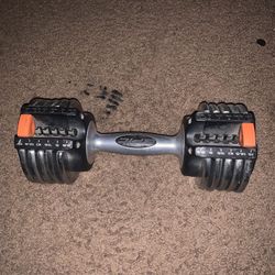 15 Pound Adjustable Dumbbell 