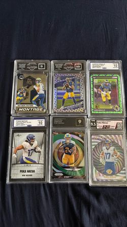 6 different Rams Graded slabs
