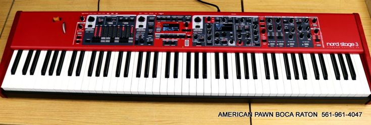 Nord Stage 3 88-Key Weighted Hammer Action Stage Piano Workstation Organ Keyboard  Used. 
