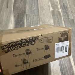 Baby High Chair, 5 in 1 High Chairs for Babies and Toddlers, Travel Foldable ...