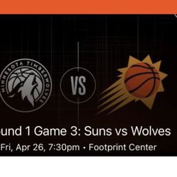 Round 1 Game 3: Suns vs Wolves