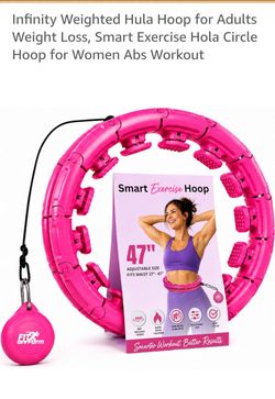 FitFarm Infinity Weighted Smart Exercise Hula Hoop
