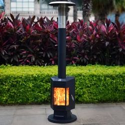 FlamePro 81" Pellet Patio Heater 75K BTU – Like New