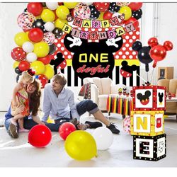 Mickey 1st Birthday Party Supplies 