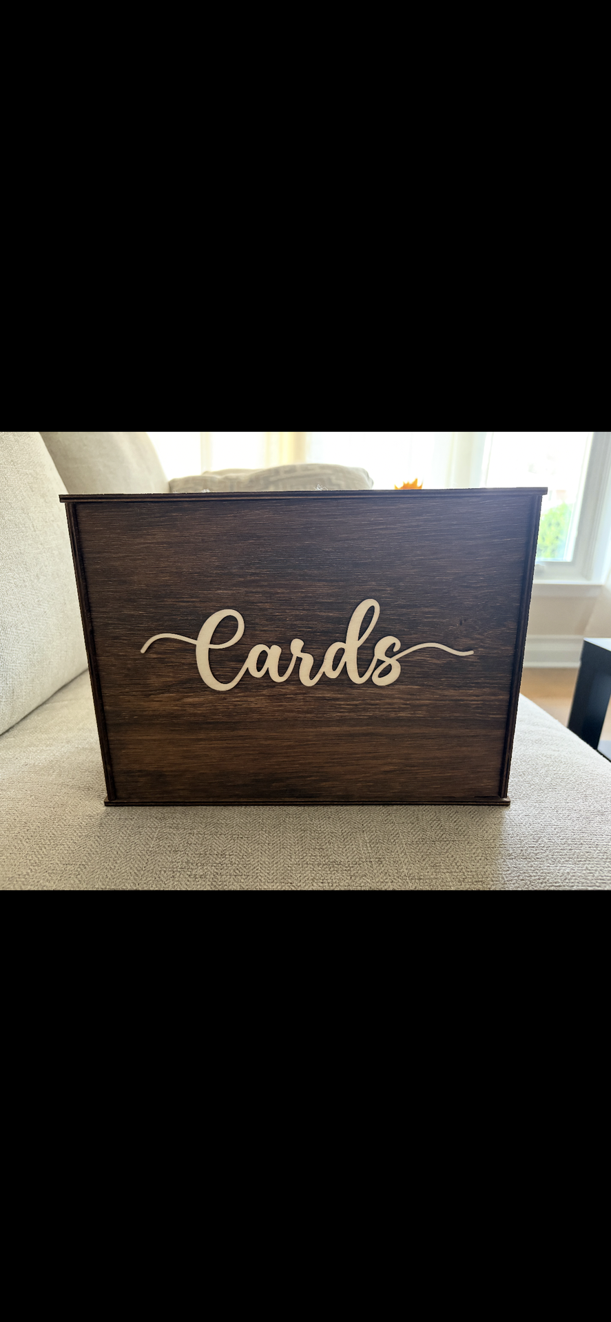 Wooden Cards box