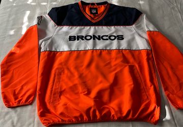 NFL Denver Broncos V-neck pullover windbreaker jacket,