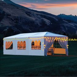 10x30 Event Canopy Tent + 8 Removable Sidewalls, Brand New, Weddings, Graduations, Parties***$