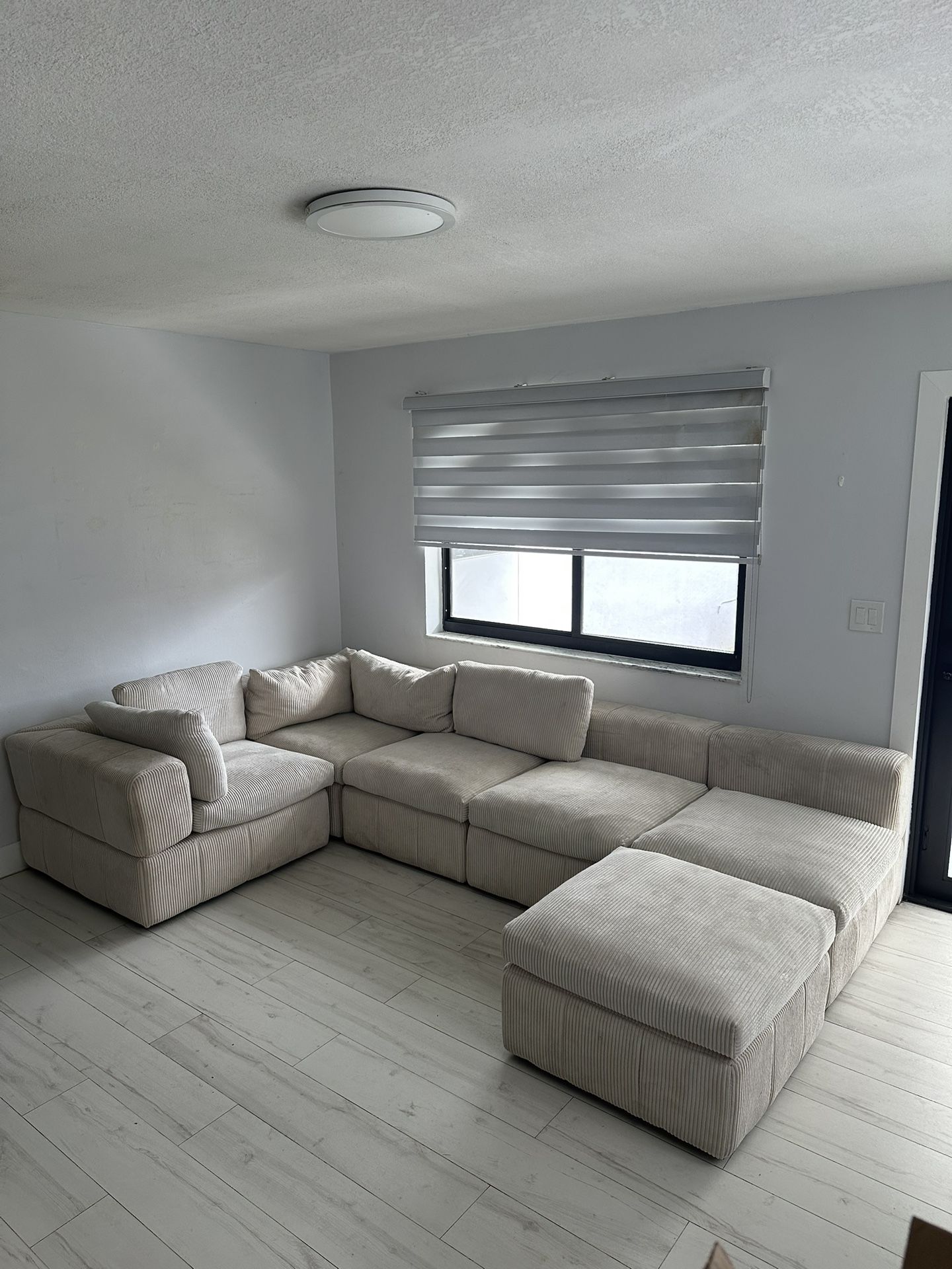 Beige Sectional Couch