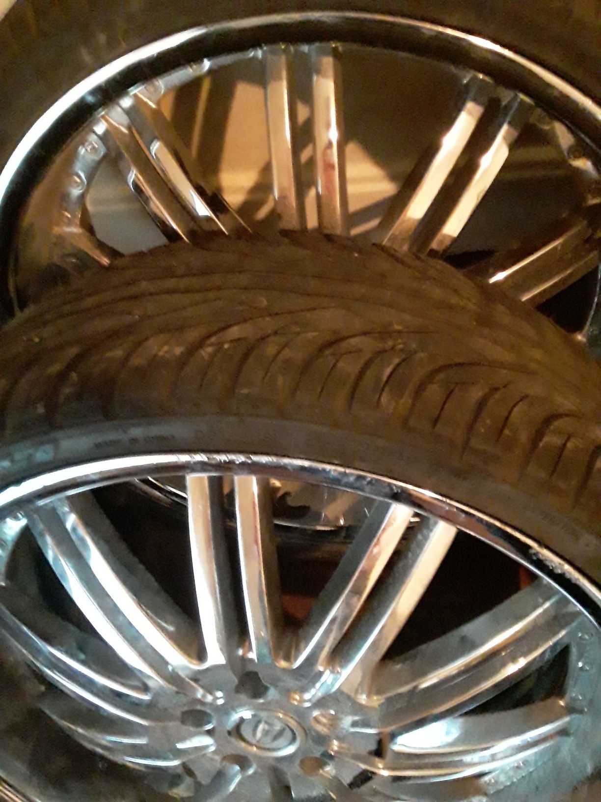 22 tires and rims for sale 600.00