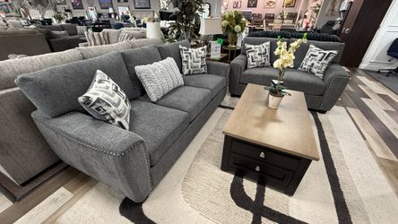 2 PC SOFA AND LOVESEAT