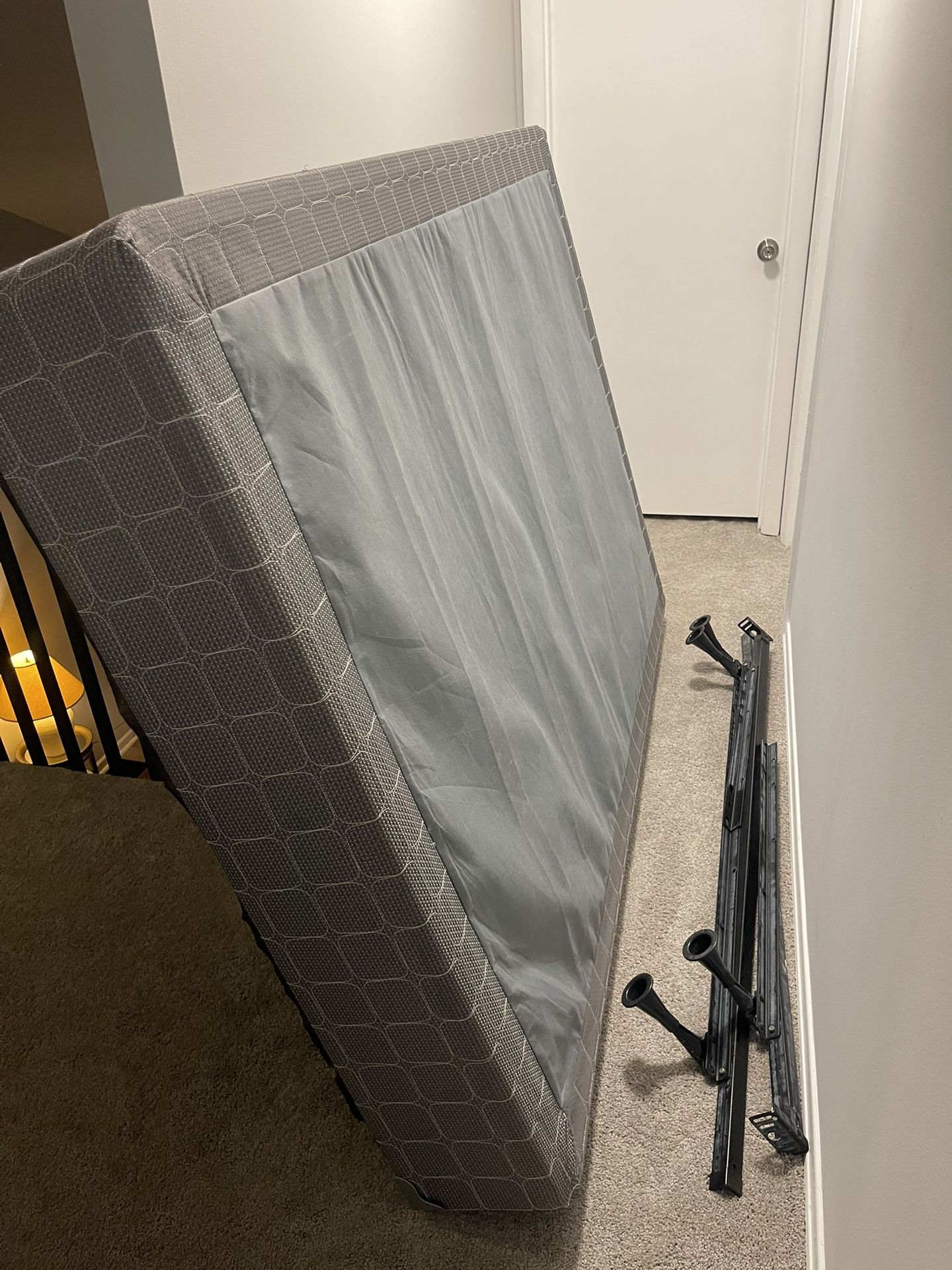 Full Box Spring And Railings