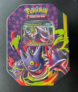 Pokémon TCG Mega Moonlit Tin – Mega Gengar ex (Sealed)