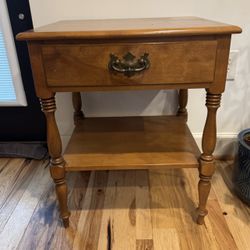 Solid wood End Table