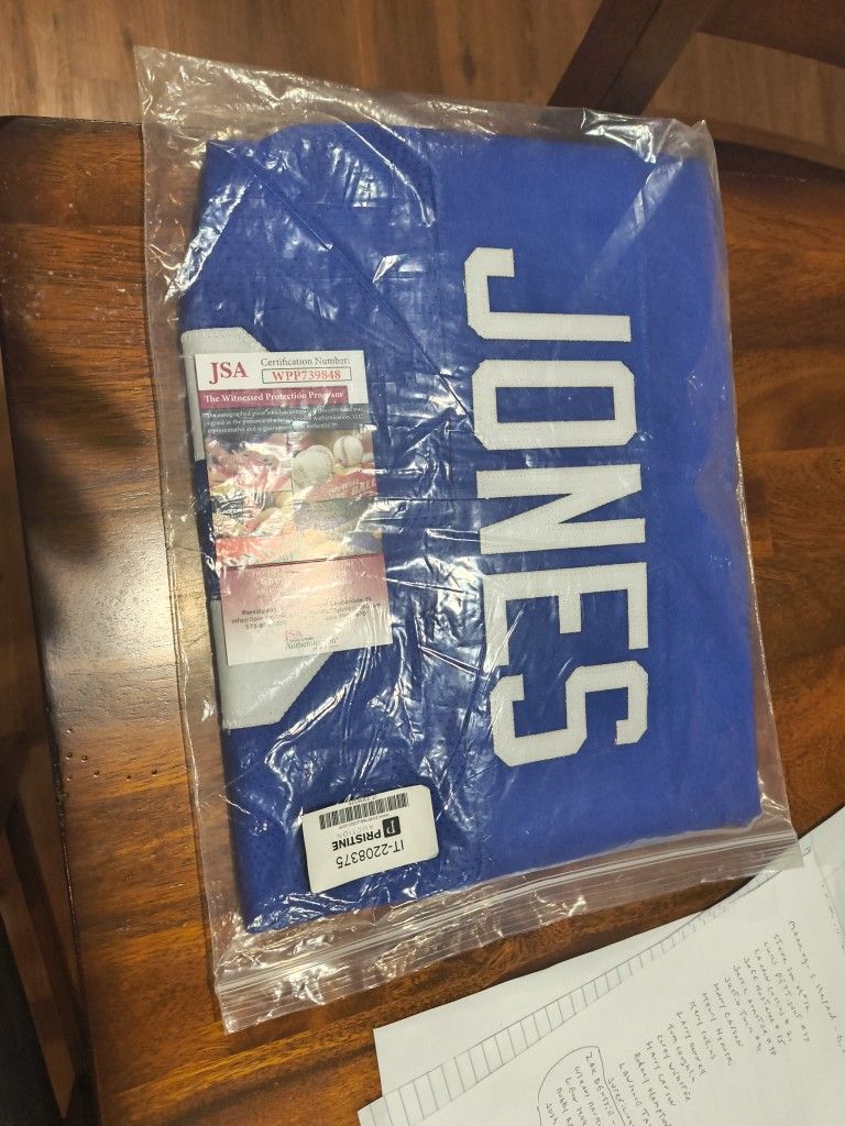 Daniel Jones Autograph Jersey