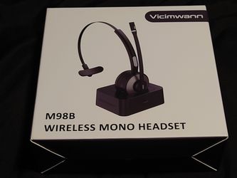 Vicimwann M98B Wireless Mono Headset