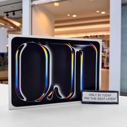 Apple IPad Pro 11 Inch M4 Chip Tablet New - Pay $5 To take It home And pay The rest Later 