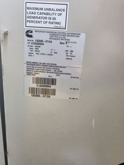 Generador eléctrico cummins