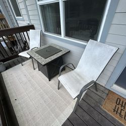 Matching White Porch Chairs