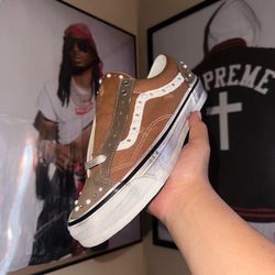 Pearlized Vans Cocoa