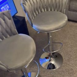 Set 2 Bar Stools (Nuevo En Su Caja)