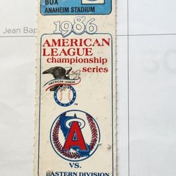 ANGELS VS REDSOX 1986 ALCS GAME 5