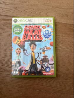 Xbox 360 cloudy with a chance of meatballs